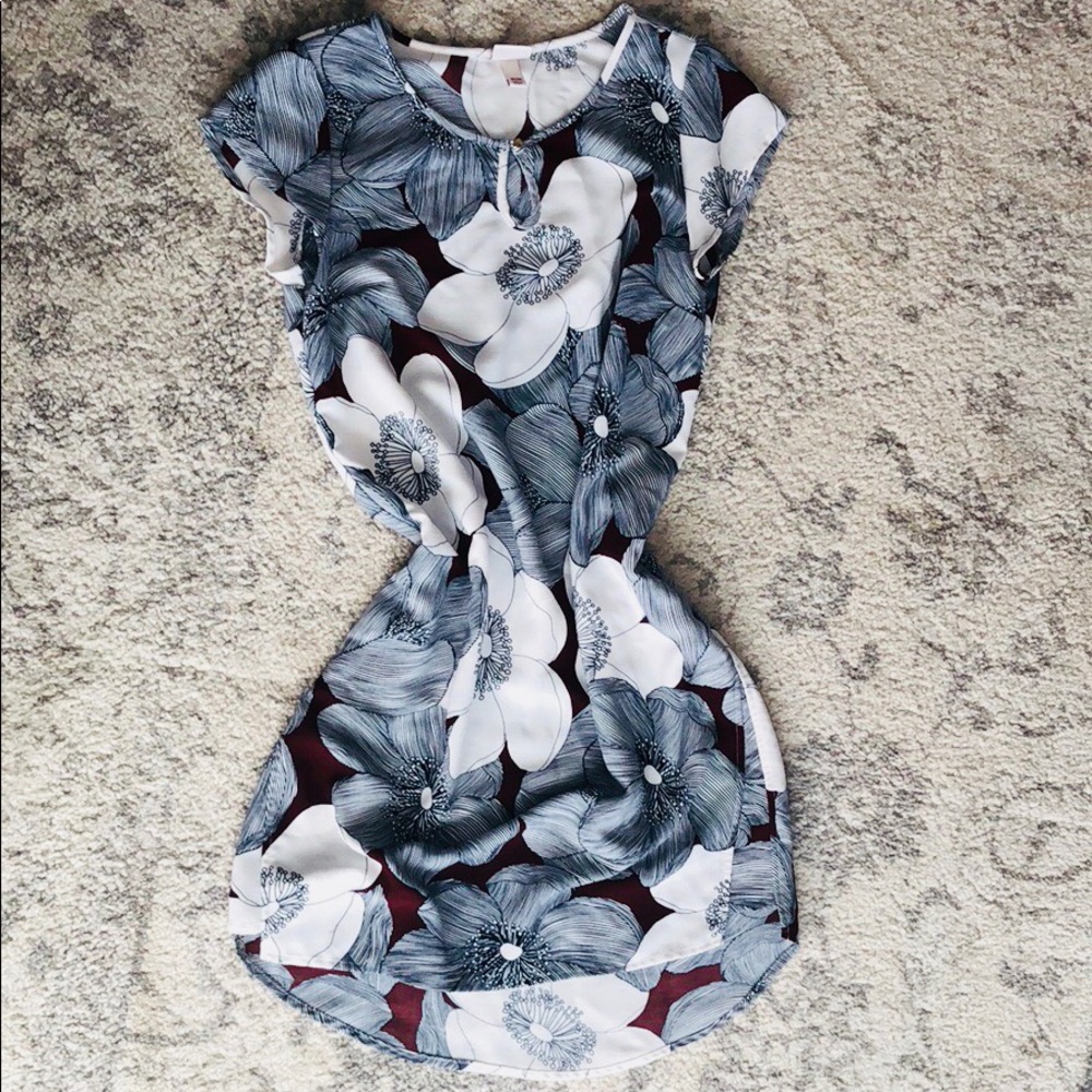 Patriotic Floral Dress